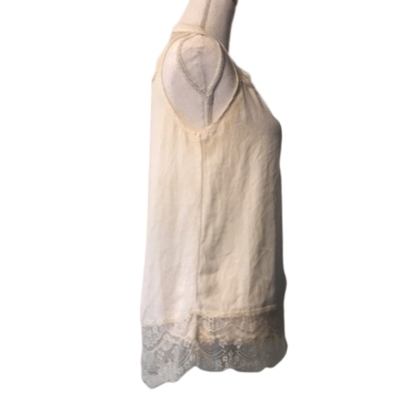 PLEIONE Anthropologie button down sleeveless lace - Picture 8 of 9